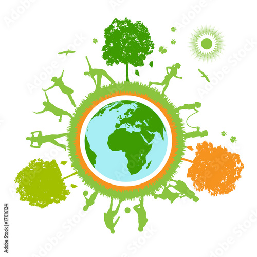 green world , planet