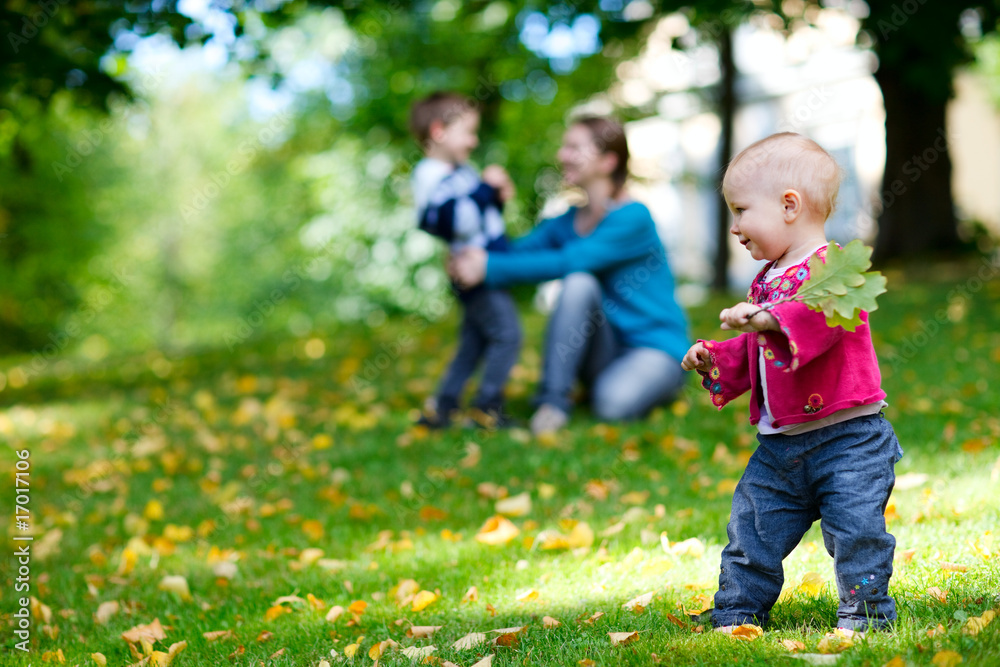 Fototapeta premium Family outdoors