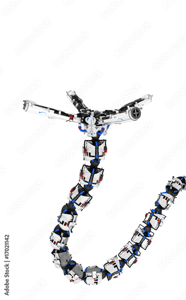 Robotic Tentacle Arm, Supporting Robotic Tentacle Arm, Supporting