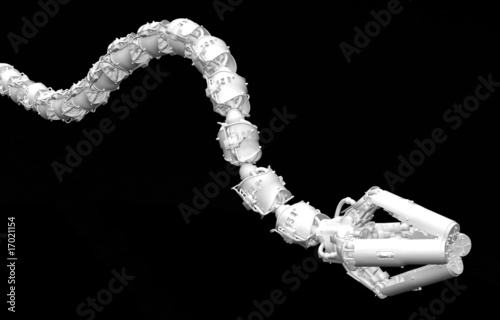 Robotic Tentacle Arm, White