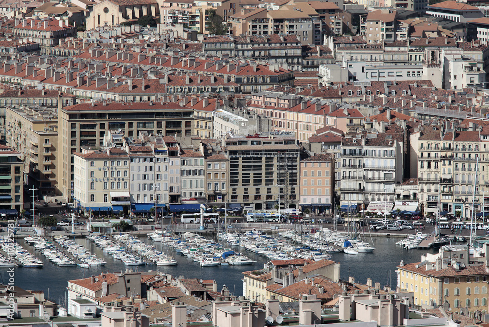 Vue générale de Marseille