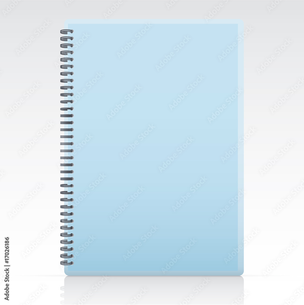 Office Elements - Blue Spiral Notebook Office Elements - Blue Spiral Notebook
