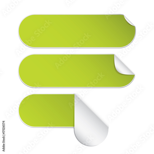 Sticker Sets - Rounded Green