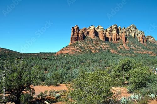 scenic red stone landscape of sedona, in arizona photo