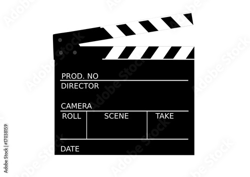Filmklappe abstrakt