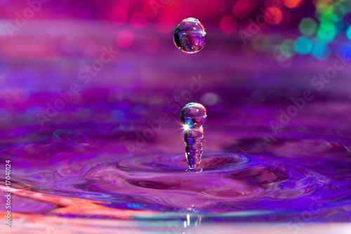 Macro of a Water Drop
