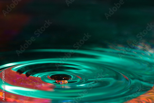 Water Drop Forms Ripples