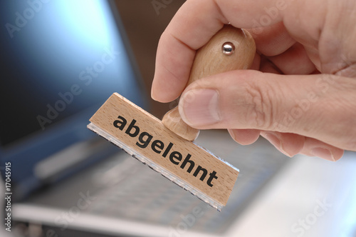 Foto Ablehnung, ablehnen abgelehnt verweigern abweisen
