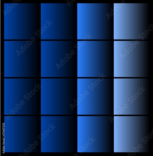 tessere sfumate blu verticali photo