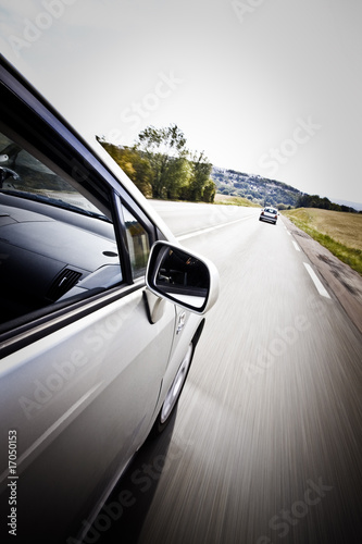 Fotografía sécurité routière vitesse prudent distance rouler route