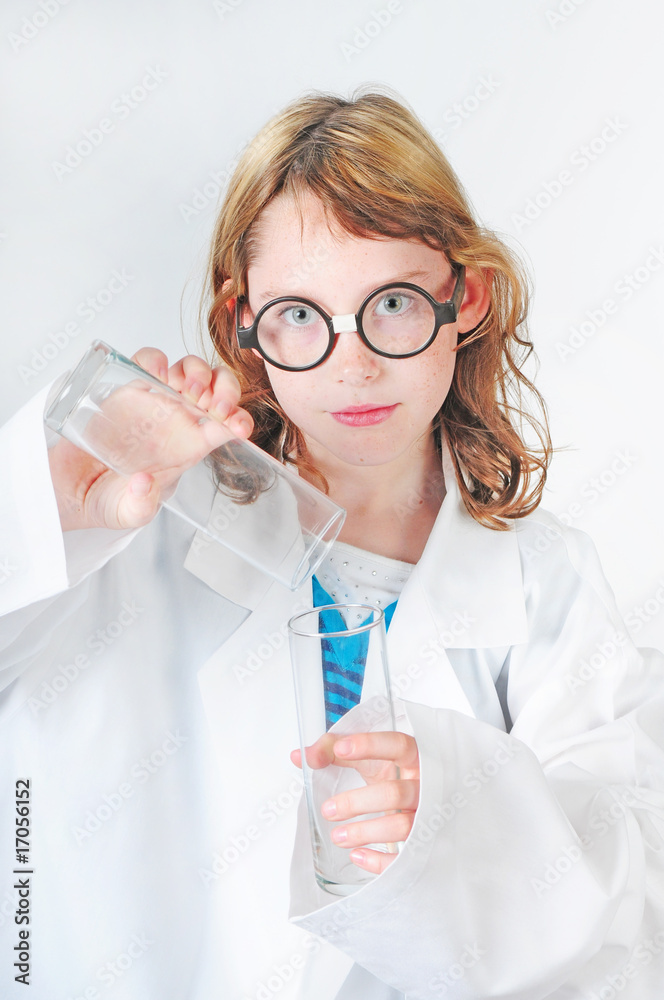 Budding scientist Budding scientist