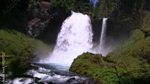 Sahalie waterfalls in Oregon