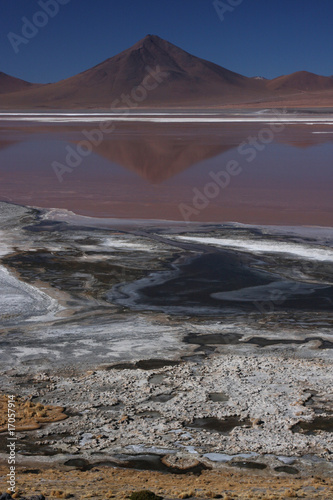 Iles de borax sur la Laguna Colorada © Pierre-Jean DURIEU