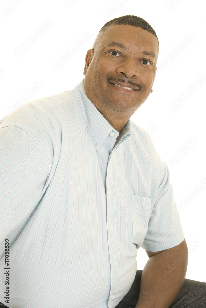 Smiling African American man Smiling African American man