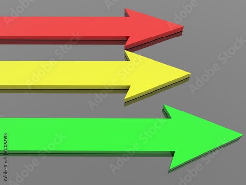 Free Download Red, yellow and green arrows on black - GFXLoad