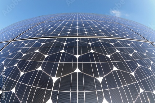 Photovoltaic cells in a solar panel