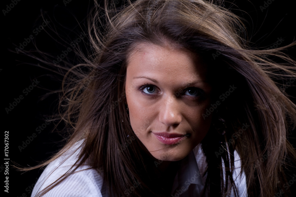 Fototapeta premium Serious woman