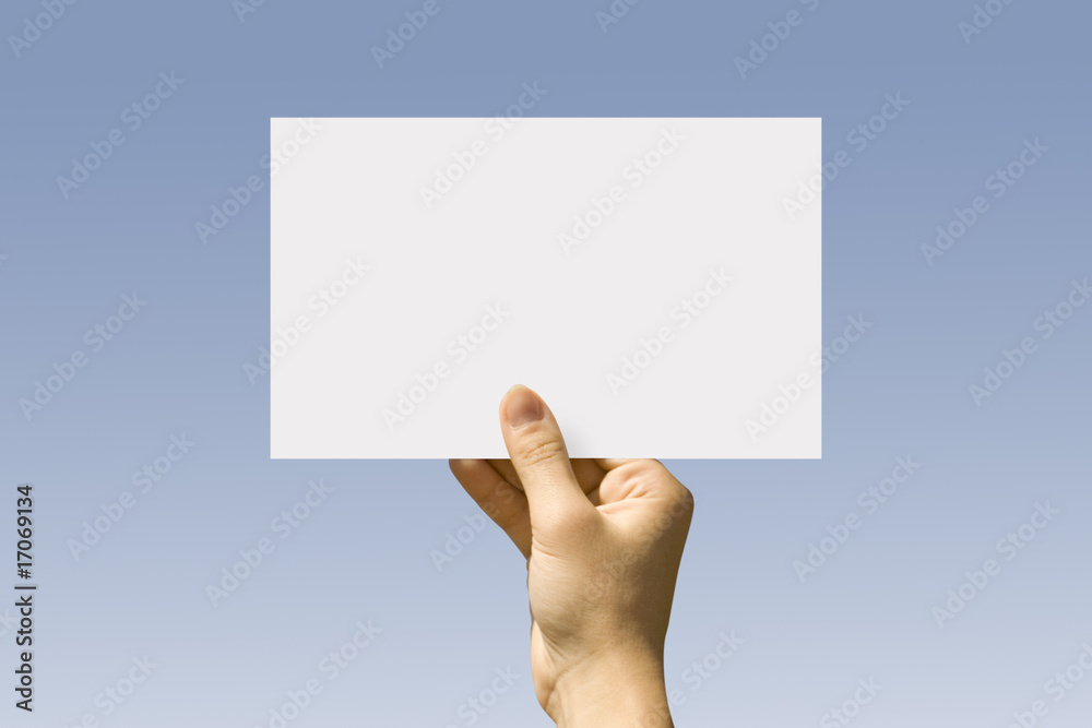 Fototapeta premium card in hand