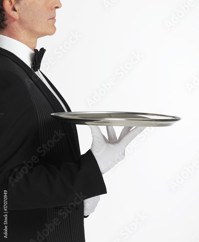 butler diener service tablett