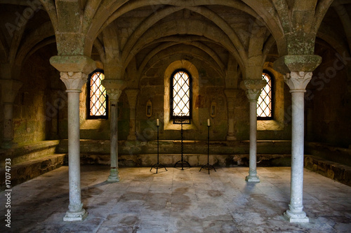 Salle du chapitre de l'abbaye de Fontfroide photo