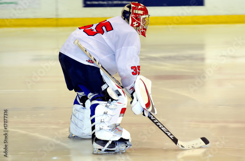 Photography hockey goalie