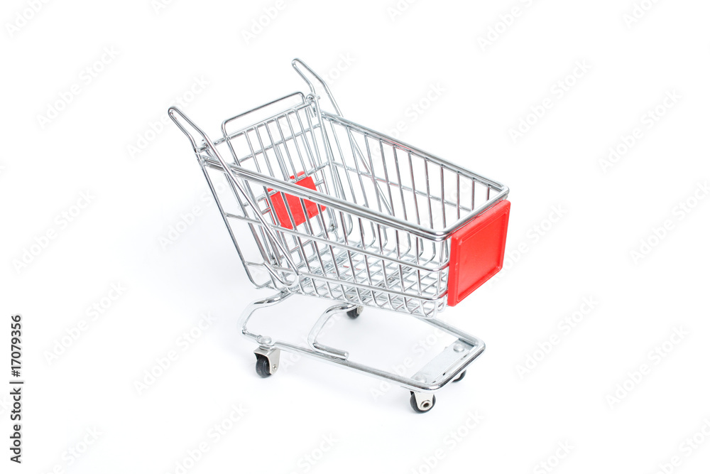 Miniature shopping trolley