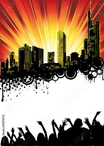 City Disco Party Flyer