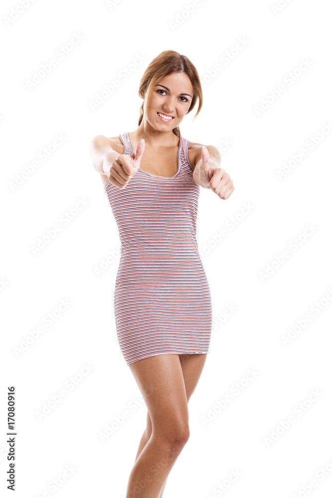 Happy young woman Happy young woman