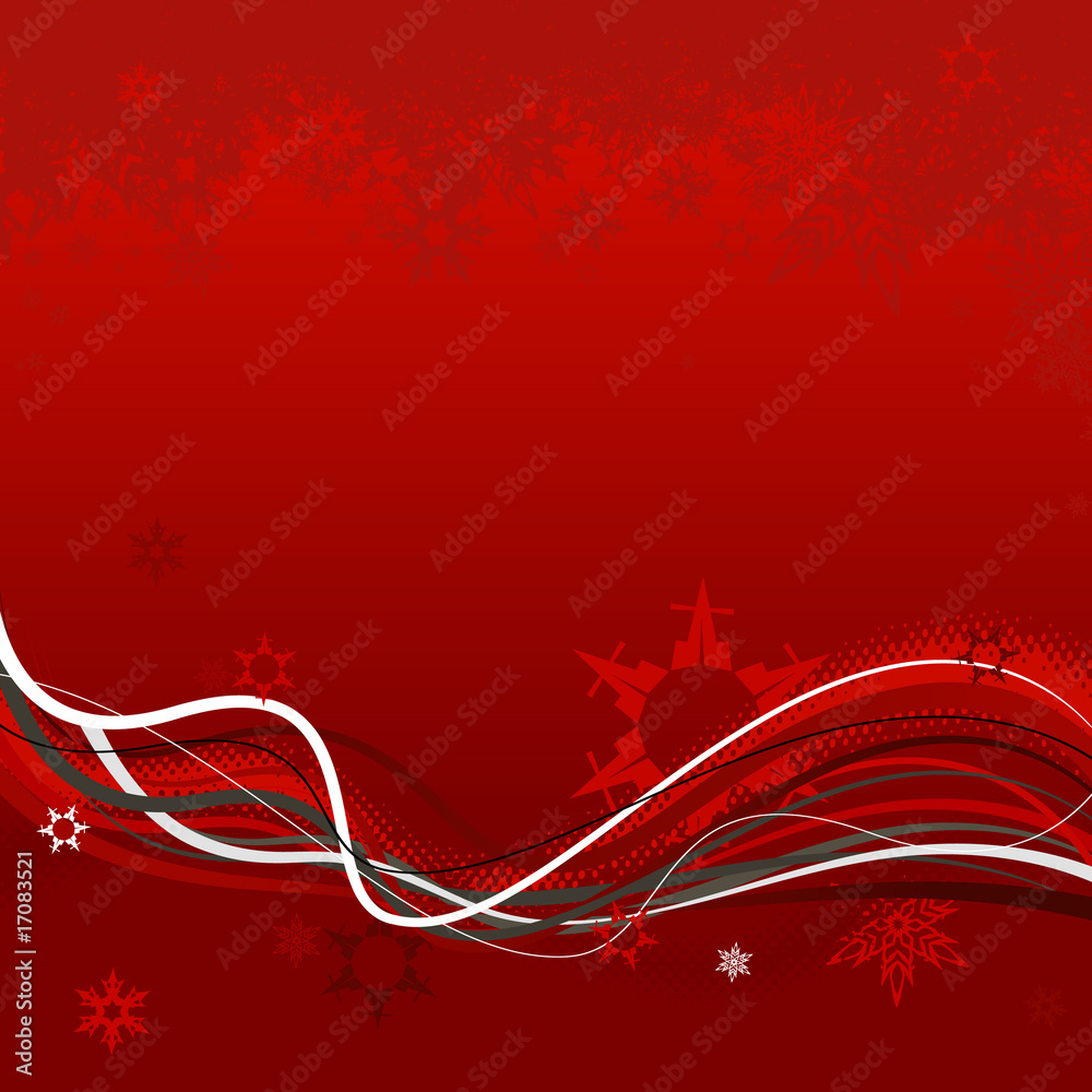 Abstract background with snowflakes. Vector