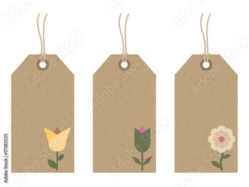 flower tags