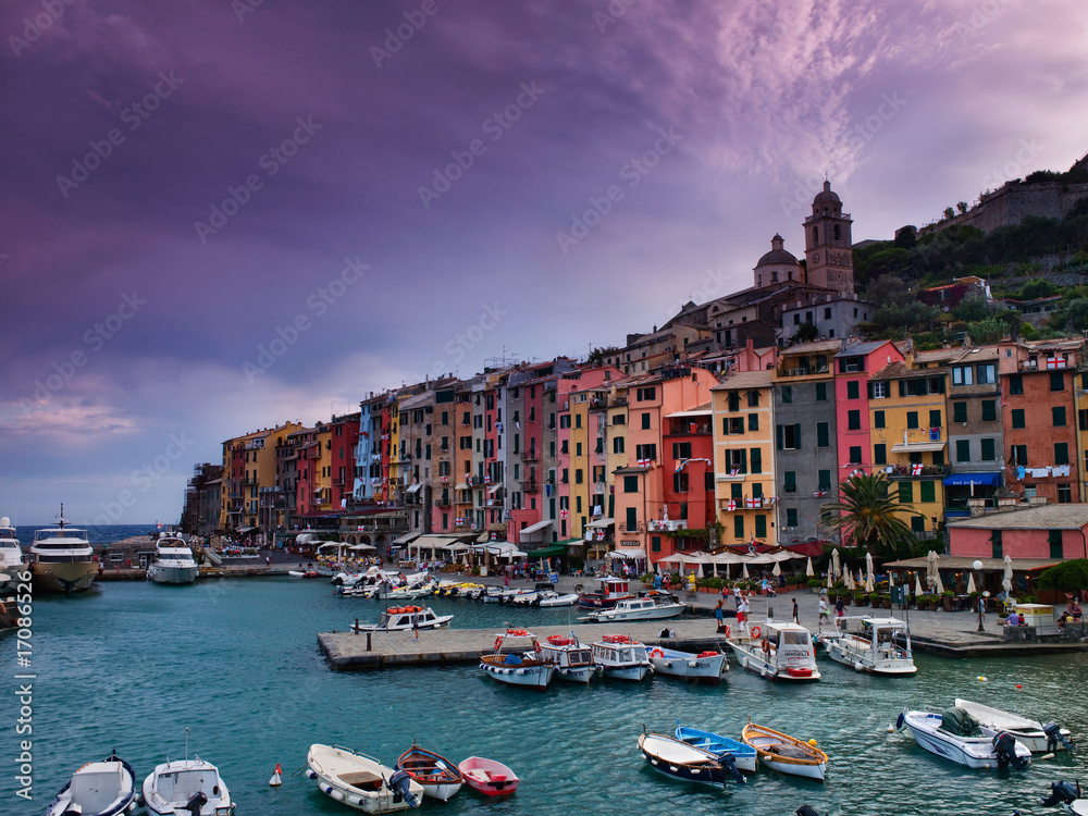 Portovenere. La Spezia province, Ligurian coast, Italy.