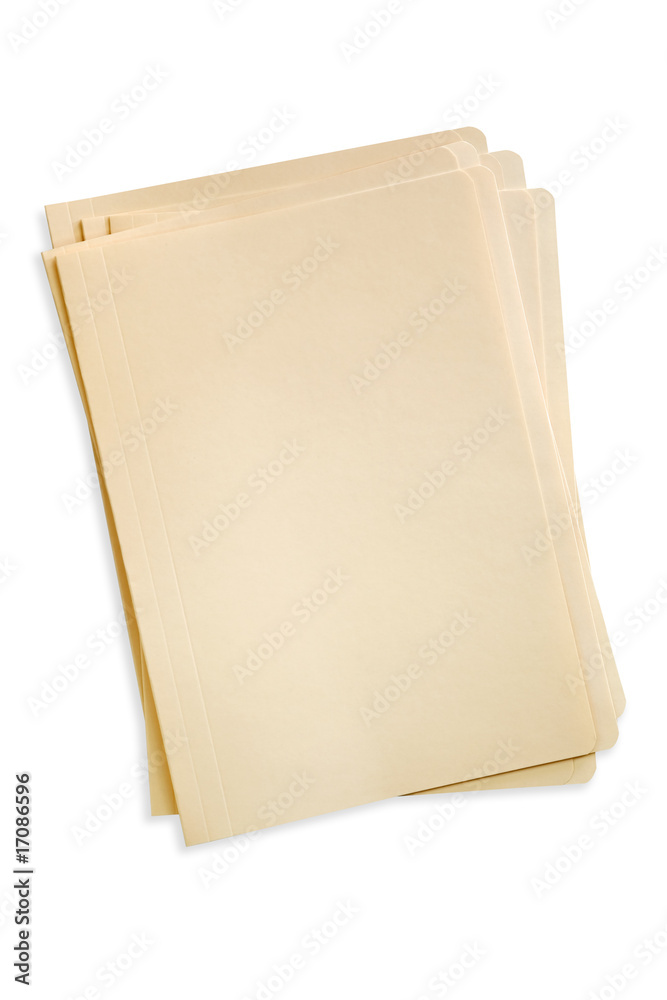 Stack of File Folders (With Path) Stack of File Folders (With Path)