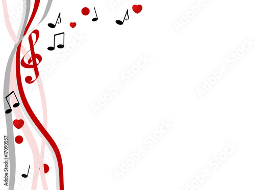 Abstract musical design - vector illustration