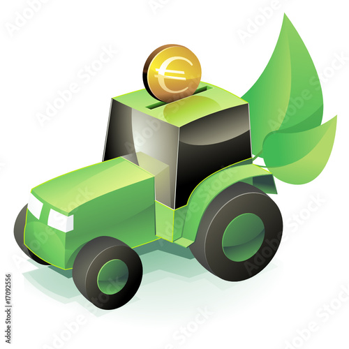 Investissement dans l'agriculture verte (reflet)