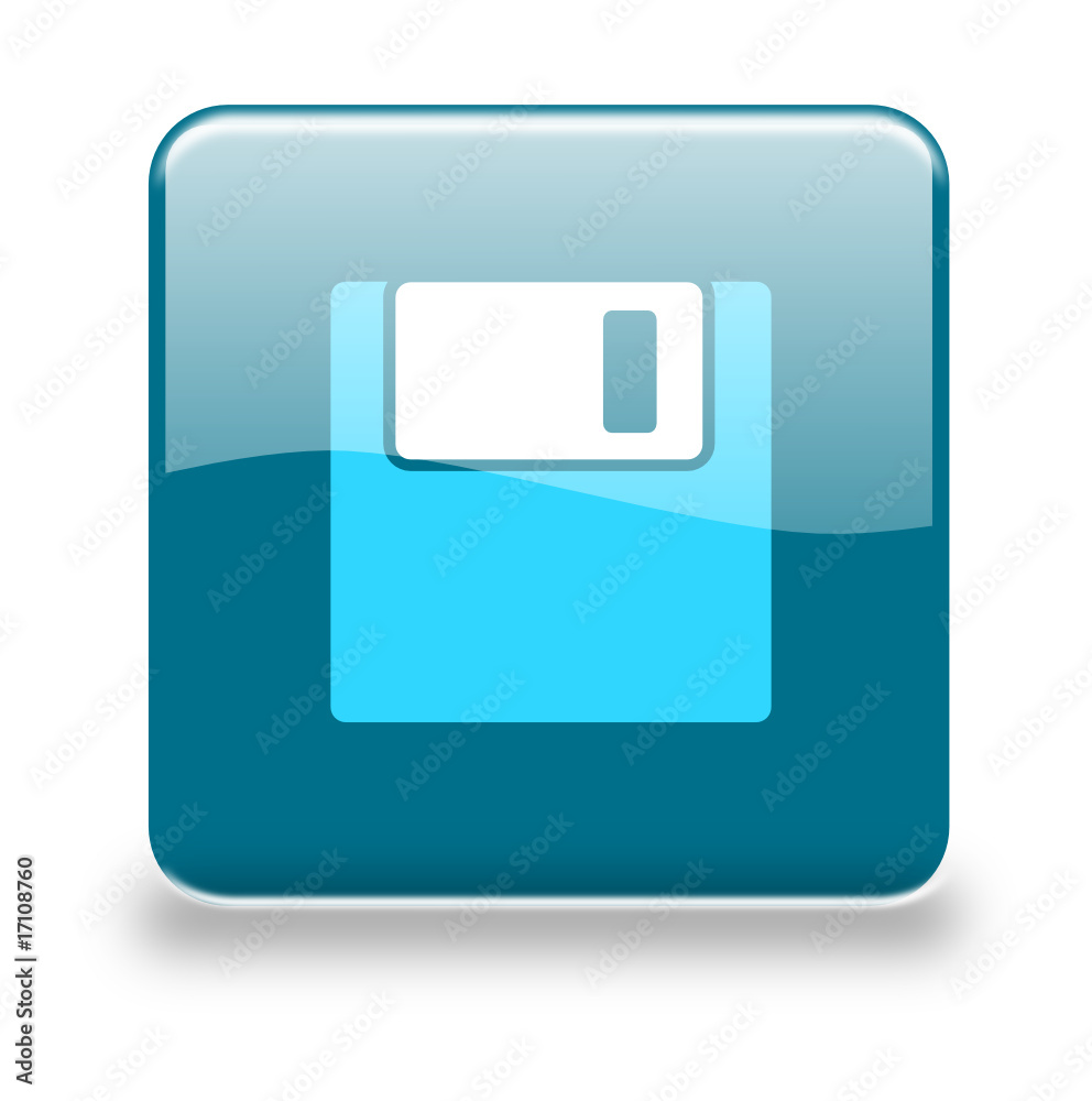 Button disk taubenblau Button disk taubenblau