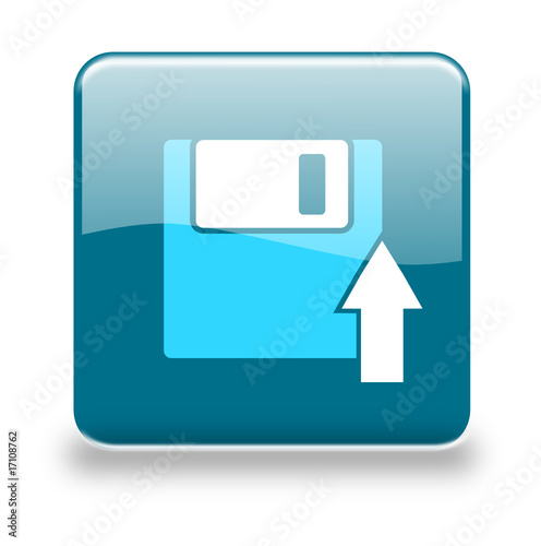 Button load taubenblau
