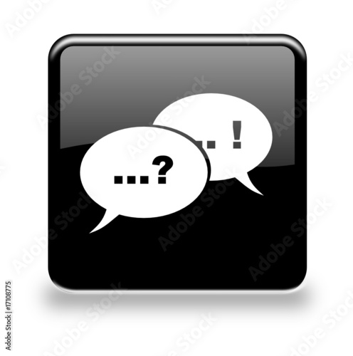 Button Question black