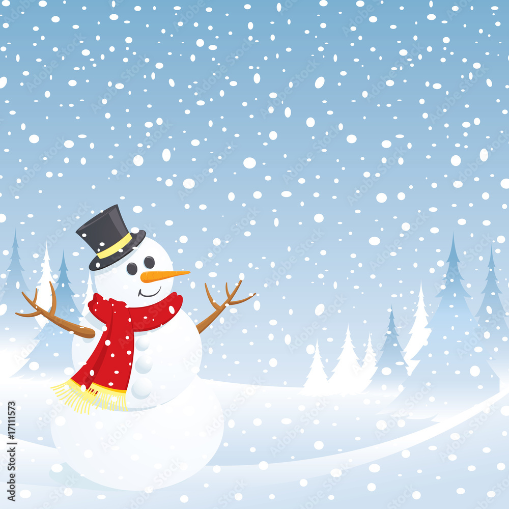 Obraz premium Snowman