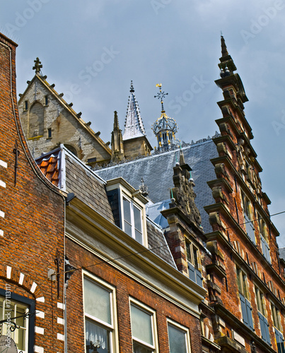 Häusergiebel in Haarlem