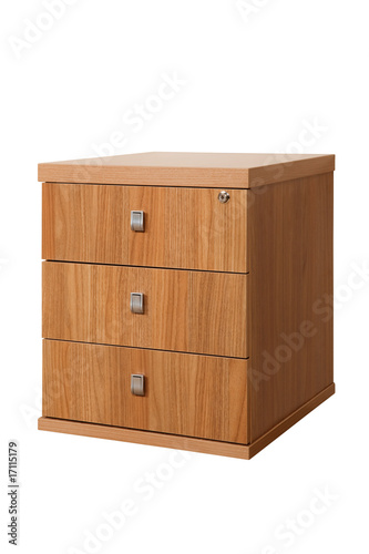 wooden desk cupboard © terex