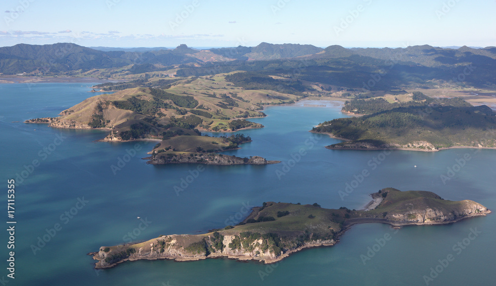 Fototapeta premium Coromandel Peninsular From the Air