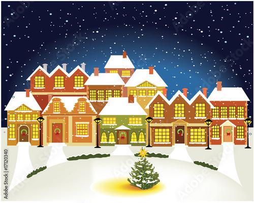 Winter town.