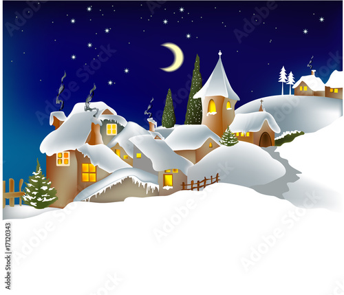 Winter town.