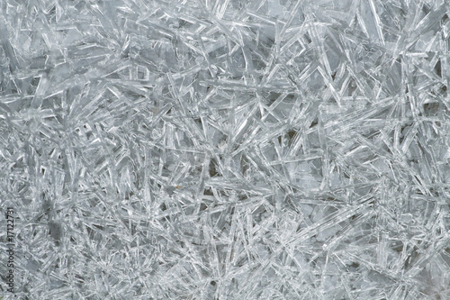 Ice crystals pattern