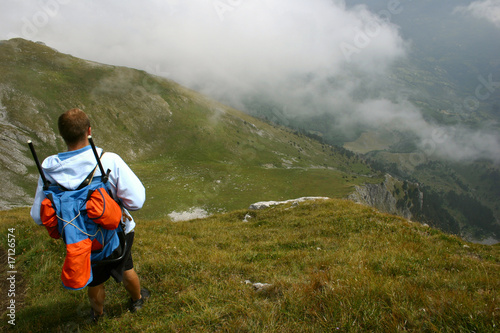 Going downhill of Kom Vasojevica (altitude 2461m)