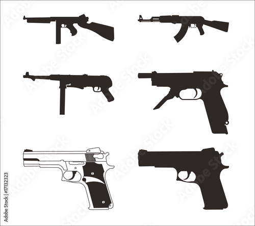 Illustration of a guns photo