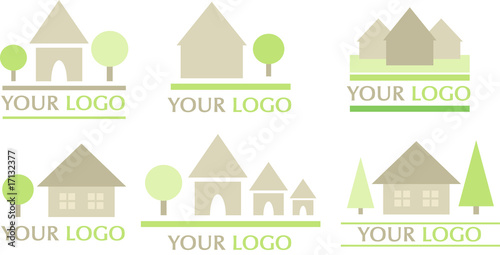 Logo/Icon/Design: Haus - Immobilie - Eigenheim - Natur