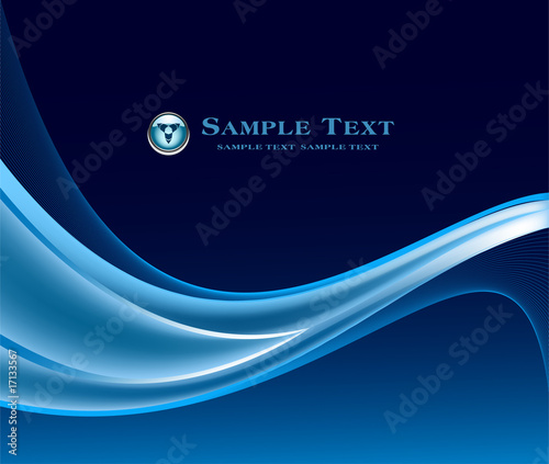 Abstract blue background vector