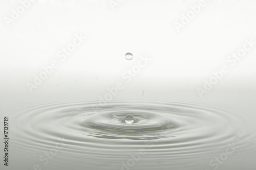 Goutte en suspens