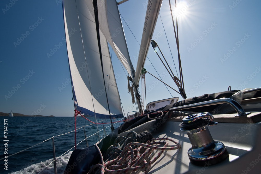 Obraz premium Sailing in Croatia